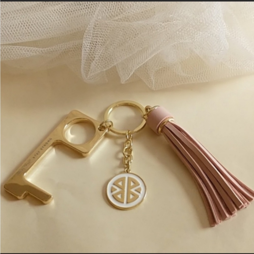 Touchless Tassel Decor Keyring
